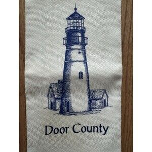 Kay Dee Designs Kitchen Towel Door County Wisconsin Lighthouse Image 100% Cotton